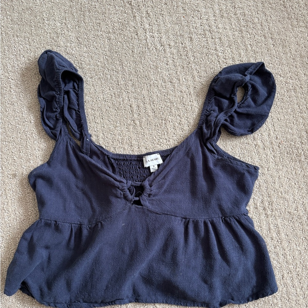 LA Heart Key hole top
